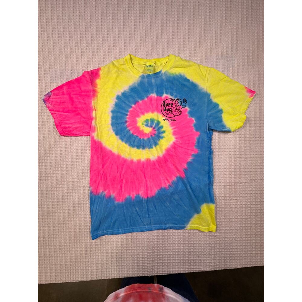 Port &Company Women’s sz M tie dye Jupiter Florida 19.5x26.5
